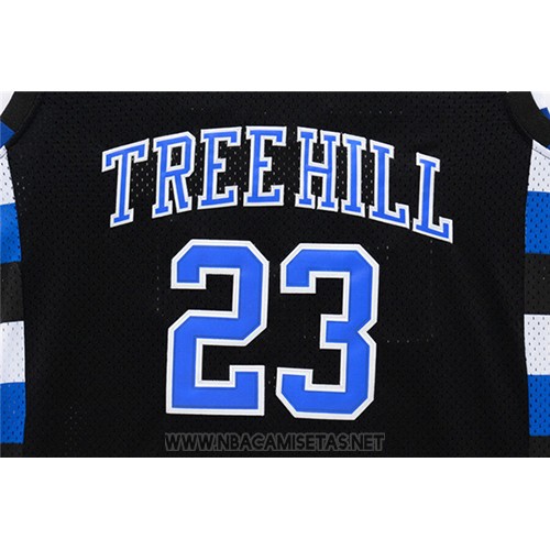 Camiseta Pelicula Tree Hill Nathan Scott NO 23 Negro